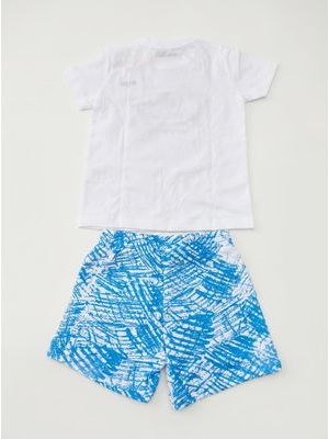 2. Complete with logo White-Blue