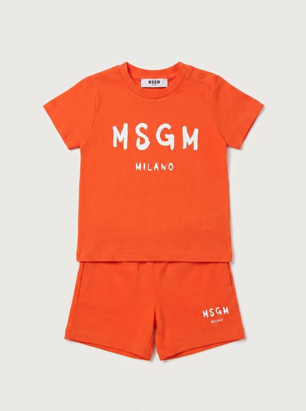 Completo logato Arancio MSGM
