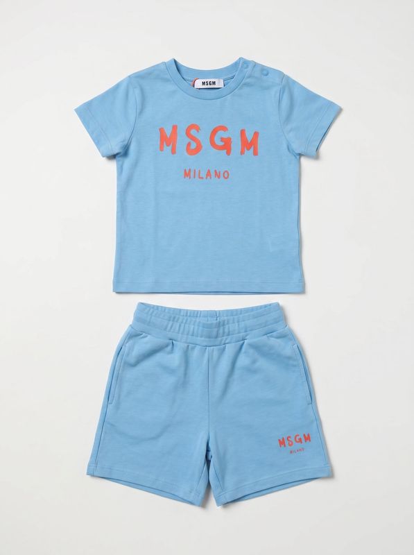 Completo logato Azzurro MSGM