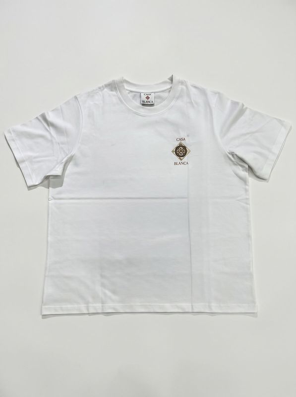 Solid color T-shirt Cream Casablanca