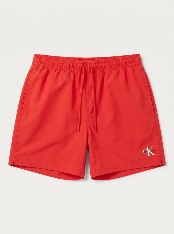 Solid color swimsuit with logo Lobster Calvin Klein