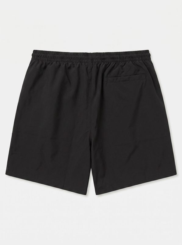 2. Solid color swimsuit with logo Black Calvin Klein lv00n61045