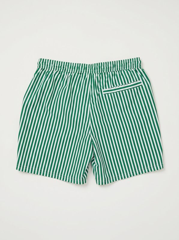 2. Solid color swimsuit with logo Green-White Calvin Klein lv00n61045