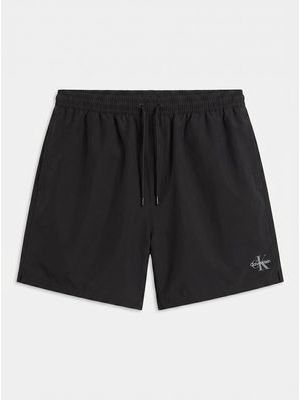 1. Solid color swimsuit with logo Black