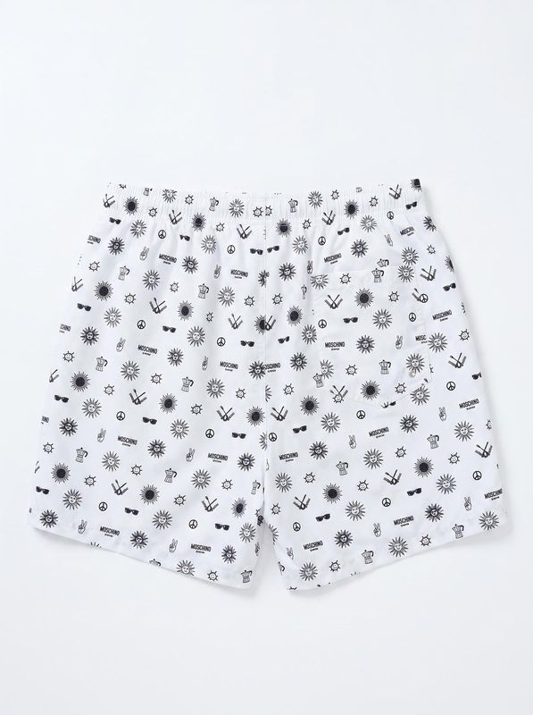 2. Men's shorts costume White Moschino v3a4237
