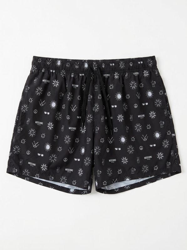 Men's shorts costume Black Moschino