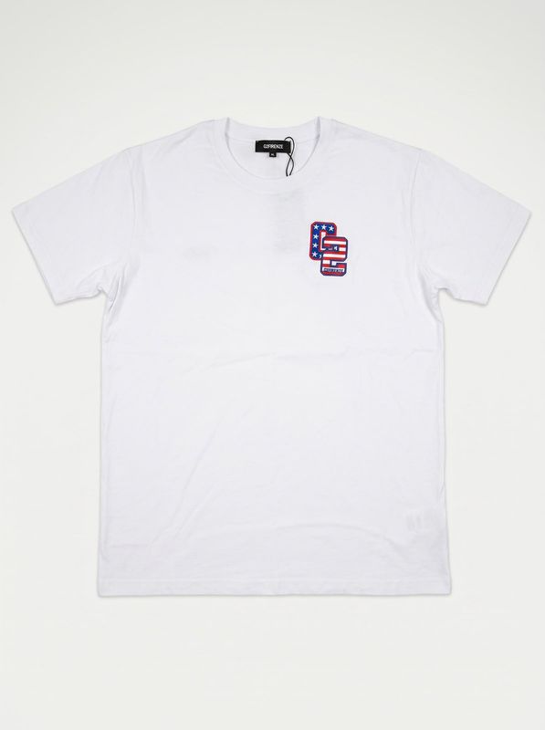 1. T-shirt logata Bianco G2 Firenze g2 usa