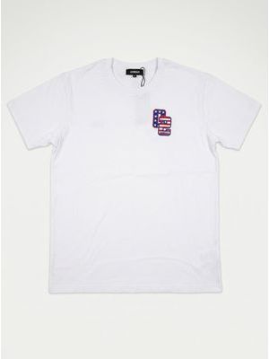 1. T-shirt logata Bianco