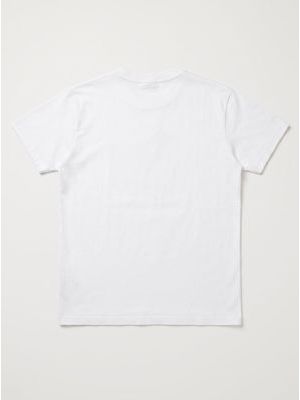 2. T-shirt logata Bianco-Rosso