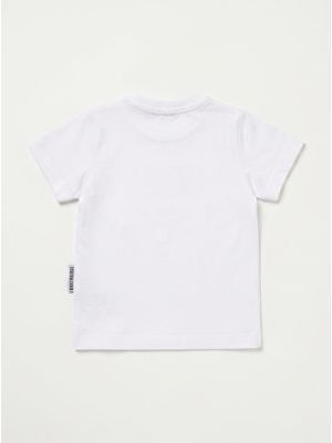 2. T-shirt logata Bianco