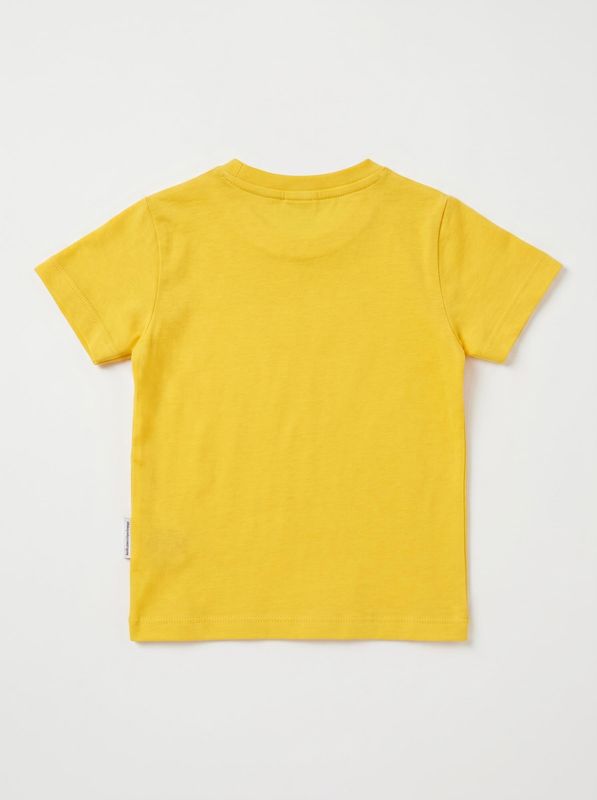 2. T-shirt logata Giallo Bikkembergs bk4266