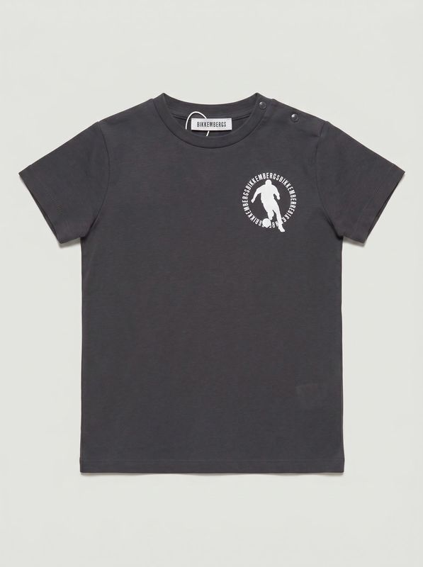 T-shirt logata Nero Bikkembergs