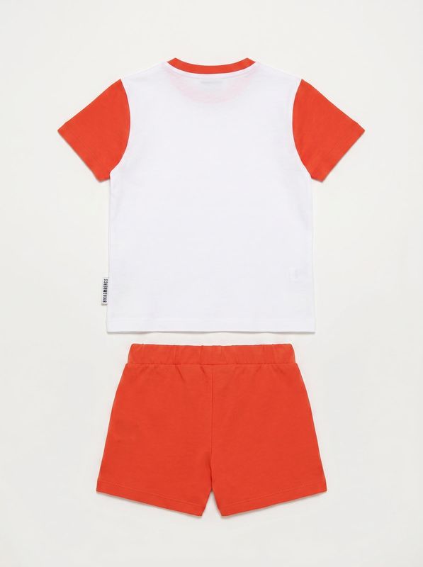2. Complete with logo White-Orange Bikkembergs bk4260