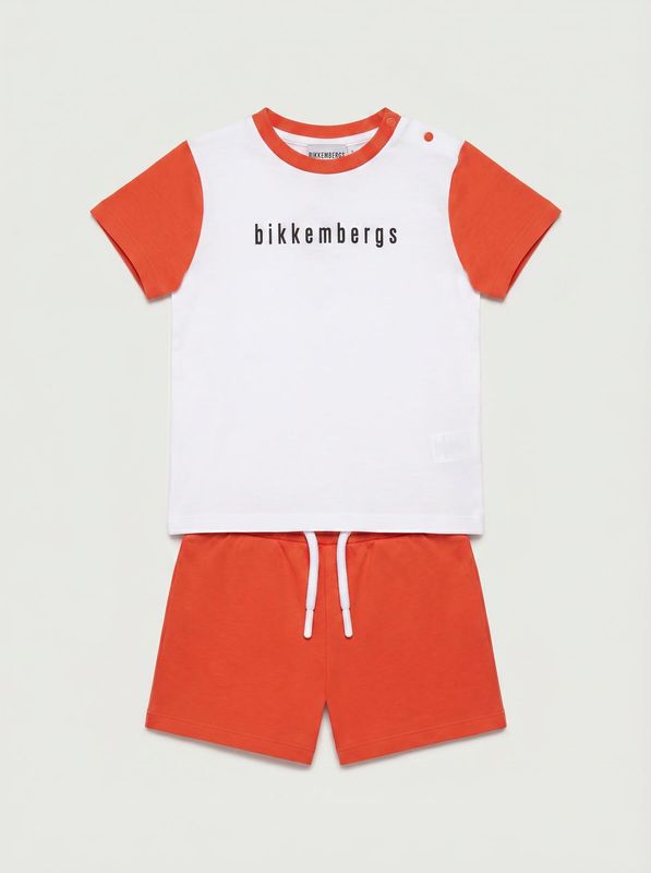 1. Complete with logo White-Orange Bikkembergs bk4260