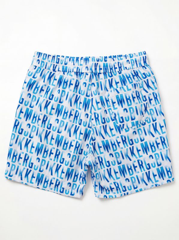 2. Costume mare logato Bianco-Blu Bikkembergs bk4173