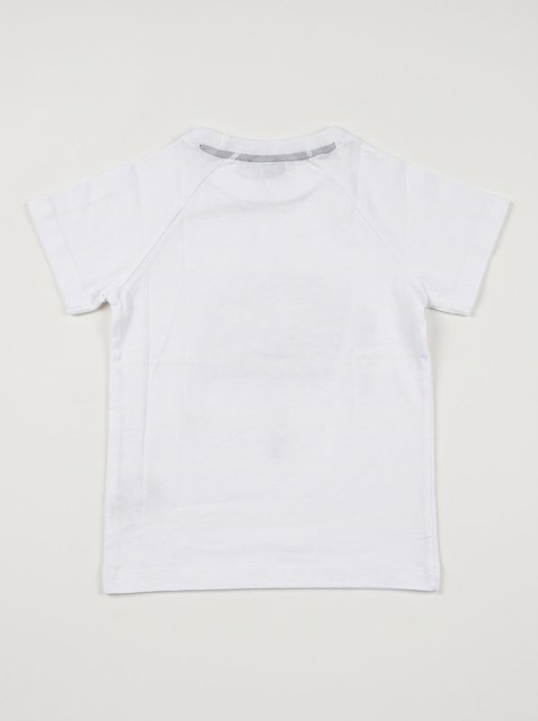 2. T-shirt logata Bianco Bikkembergs bk4167