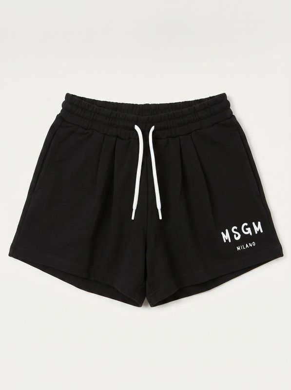 Logo shorts Black MSGM