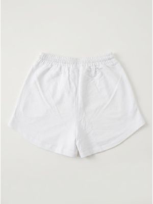 2. Shorts logato Bianco