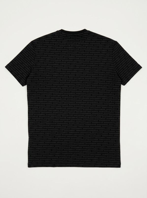 2. T-shirt logata Nero Dsquared² d9m26200