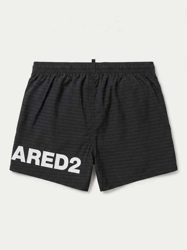 2. Costume mare logato Nero-Bianco Dsquared² d7b5c6600
