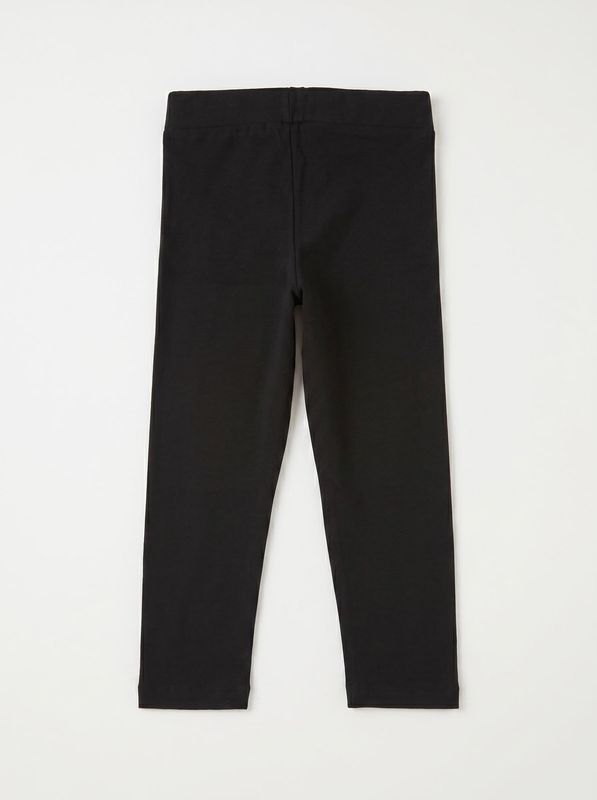 2. Leggings logato Nero-Bianco MSGM lg067