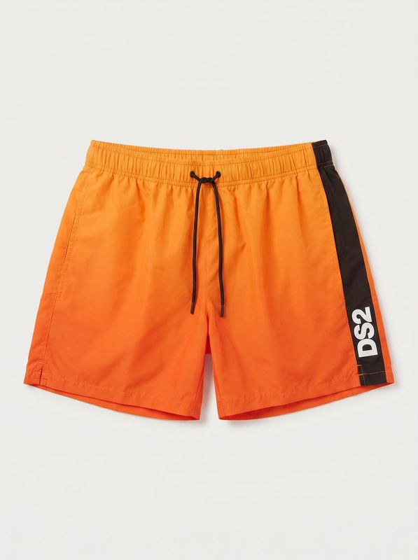 Costume mare logato Arancio DS2