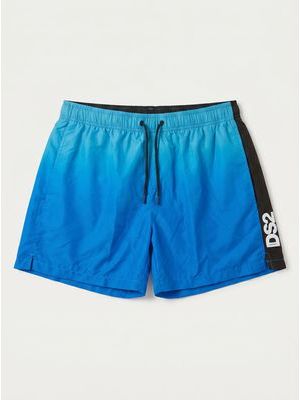 1. Costume mare logato Azzurro