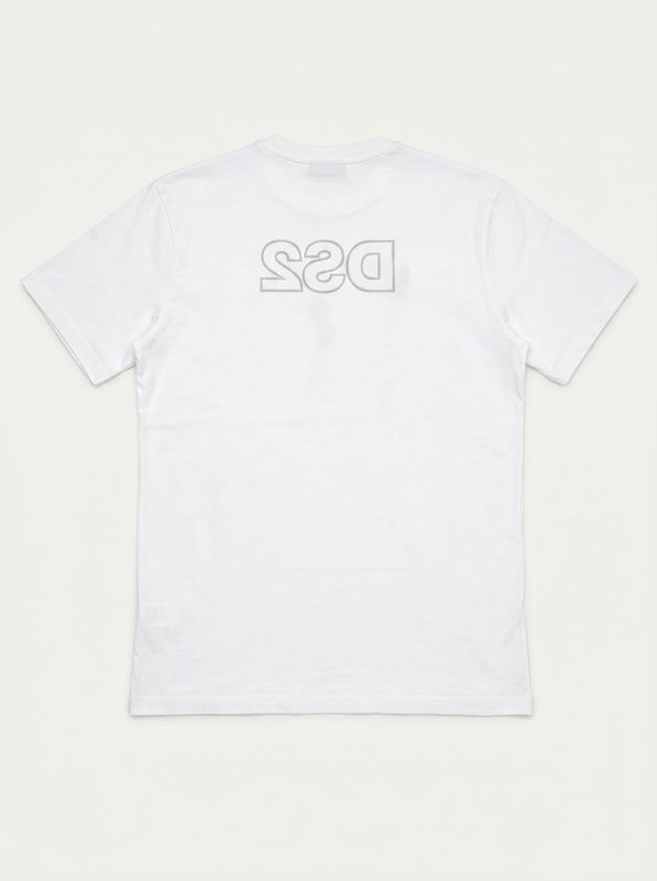 2. T-shirt logata Bianco DS2 ss26b24
