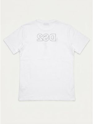 2. T-shirt logata Bianco
