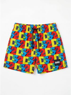 1. DROP SEASON logoed swimsuit Fantasy