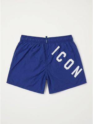 2. ICON solid color swimwear with front and back logo Royal