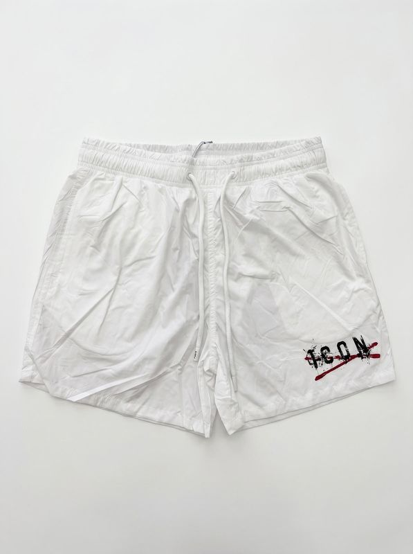 1. ICON solid color swimwear with front and back logo White Icon ibcs001177