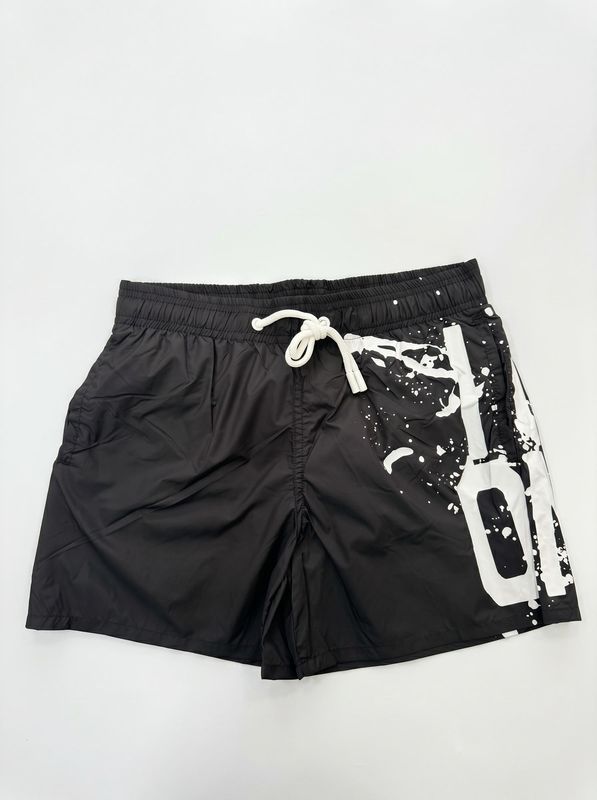 Swimsuit with side print Black Icon