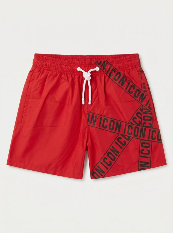 ICON logo swimwear Red Icon