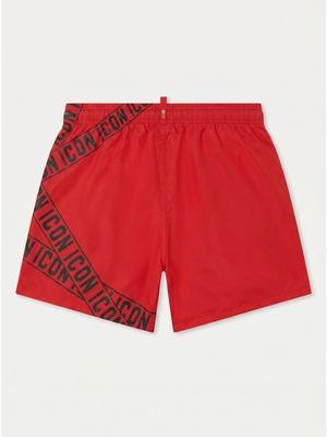 2. Costume mare logato Rosso