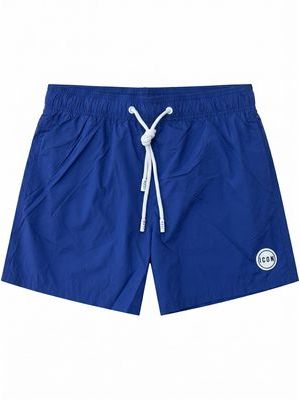 1. ICON solid color swimwear with back logo Royal