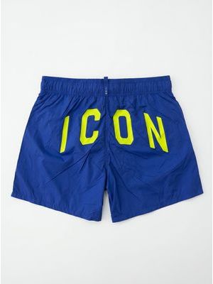 2. ICON solid color swimwear with back logo Royal