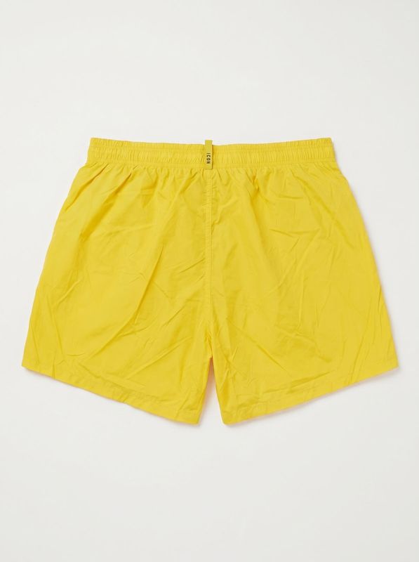 2. Solid color swimsuit with logo Yellow Icon iuw002