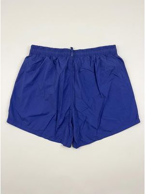 2. Solid color swimsuit with logo Royal