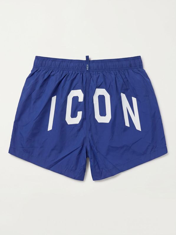 2. Solid color swimsuit with logo Royal Icon iuw001