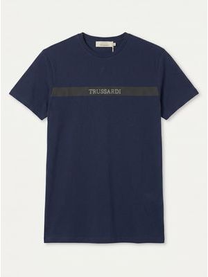 1. Plain T-shirt with logo Blue