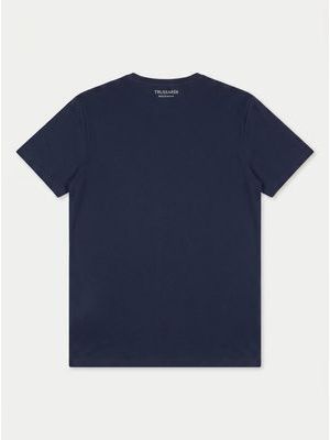 2. Plain T-shirt with central logo Blue
