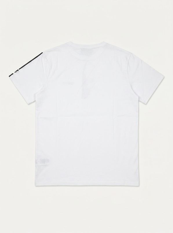 2. Plain T-shirt with side logo White Trussardi tru26mts02