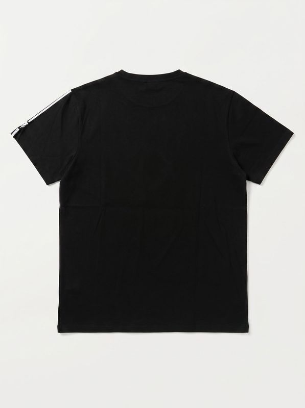 2. Plain T-shirt with side logo Black Trussardi tru26mts02