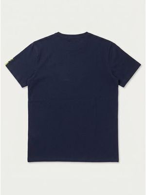 2. Plain T-shirt with side logo Blue