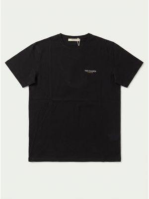 1. Plain T-shirt with side logo Black