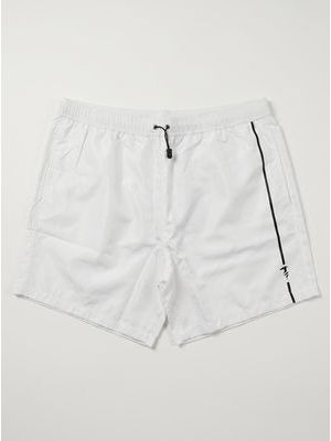 1. Solid color swimwear with side logo White