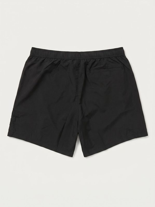 2. Solid color swimsuit with tone-on-tone logo Black Trussardi tru26mbm03