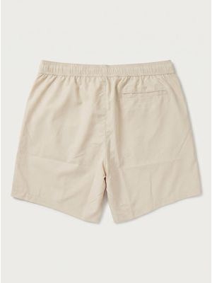 2. Solid color swimsuit with tone-on-tone logo Cream