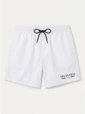 1. Solid color swimwear with side logo White